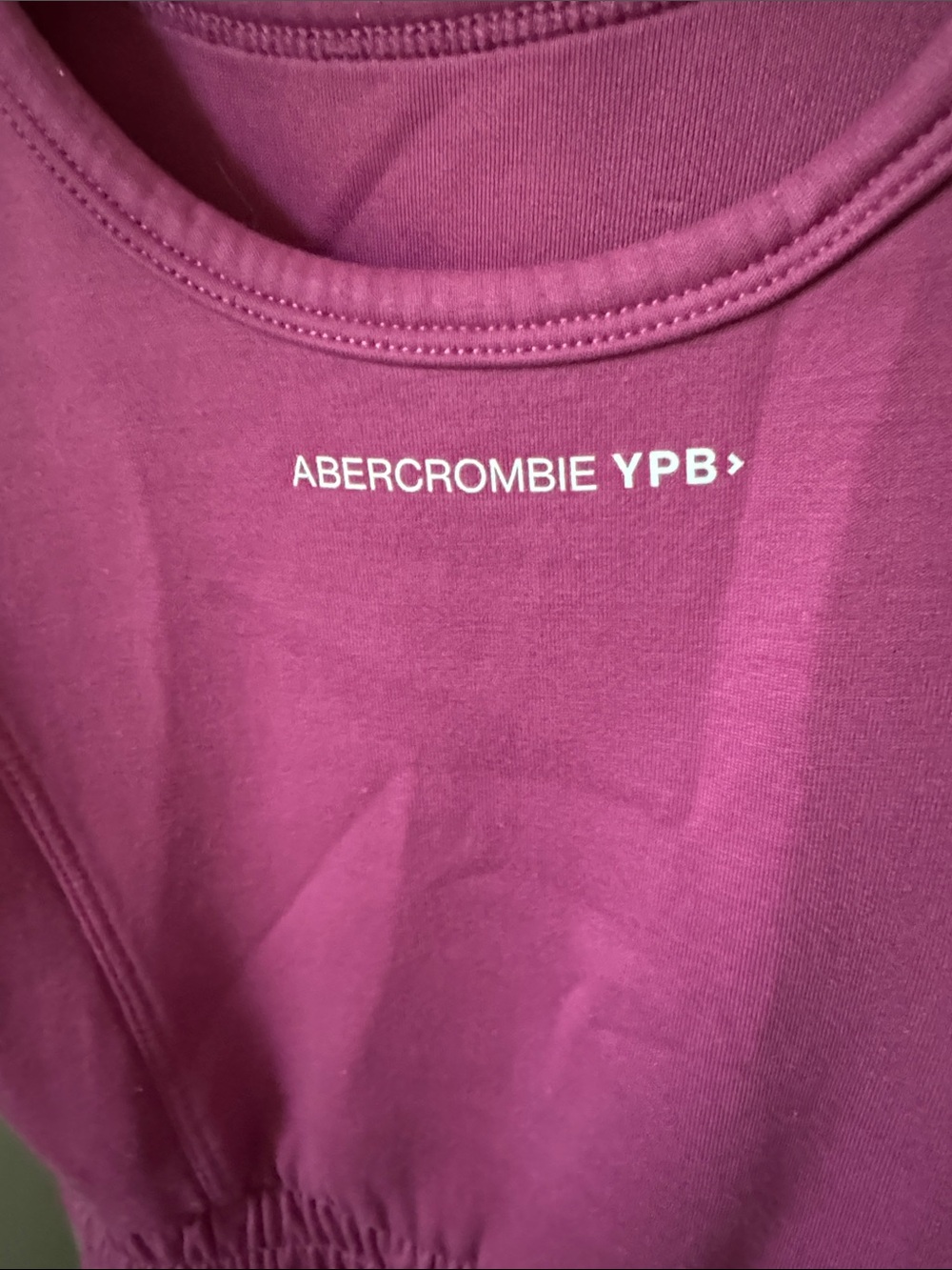 abercrombie kids dark Pink Crewneck jump suit with attached shorts - Picture 4 of 5